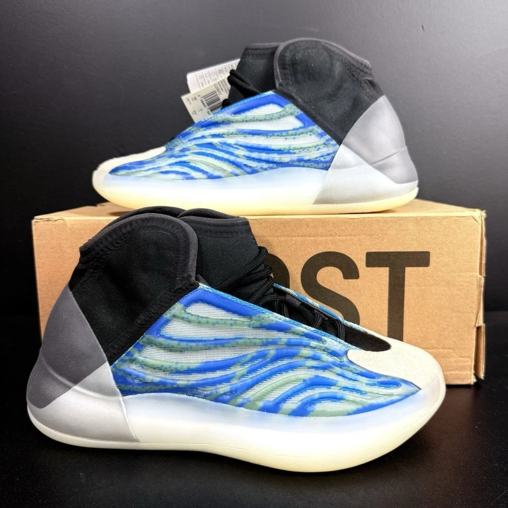 NEW! NIB Adidas‎ Men's Yeezy Qntm QUANTUM In Frozen Blue GZ8872 Size 6.5